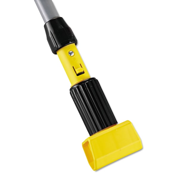 Rubbermaid Commercial 60 in L Mop and Broom Handles, Gray/Yellow, FGH236000000 FGH236000000 - main